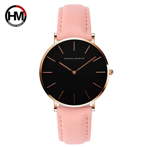 Japanese Quartz Waterproof Watch with Shrimp Skin Strap for Ladies - Factory Direct Wholesale