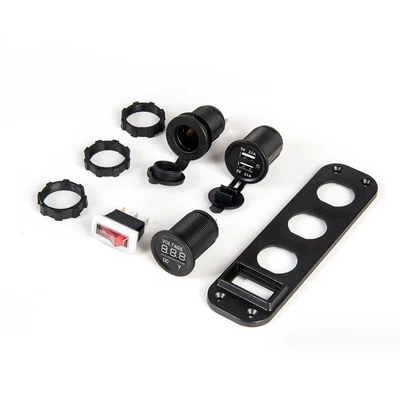 Panel Female Socket, Dual USB | Mobil şarj cihazları