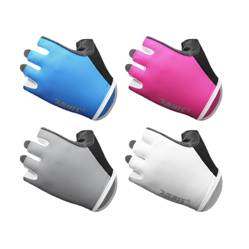 Guantes de fitness hombres y mujeres pulsera mancuerna equipo culturismo Delgado transpirable antideslizante entrenamiento deportes ejercicio bicicleta montar