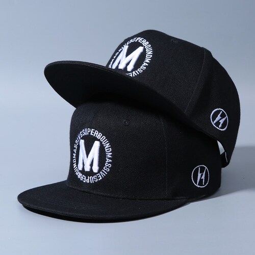New Maoqing M Round Logo Embroidered Baseball Cap, Fashion Casual Hip-Hop Hat, Outdoor Sports Hat, Golf Hat