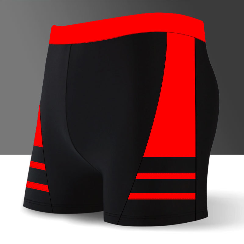 Nuevo traje de baño para hombres boxeadores de aguas termales de moda de color a juego para hombres tallas grandes Bañadores anti-vergüenza anti-cloro pantalones cortos para hombres