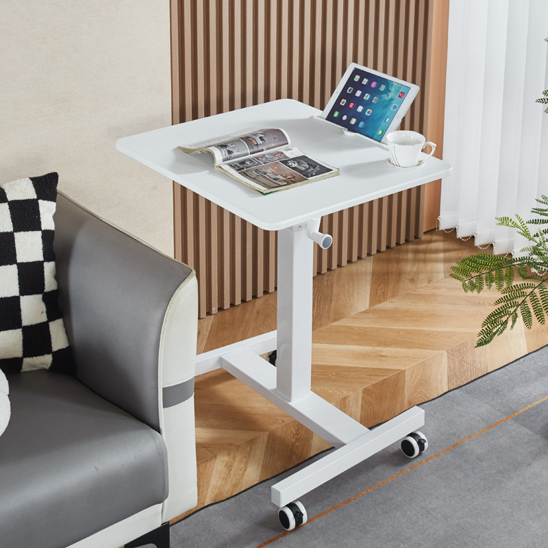 Computer Desk Home Study Table Multifunctional Folding Small Desk Standing Workbench Movable Office Lifting Table