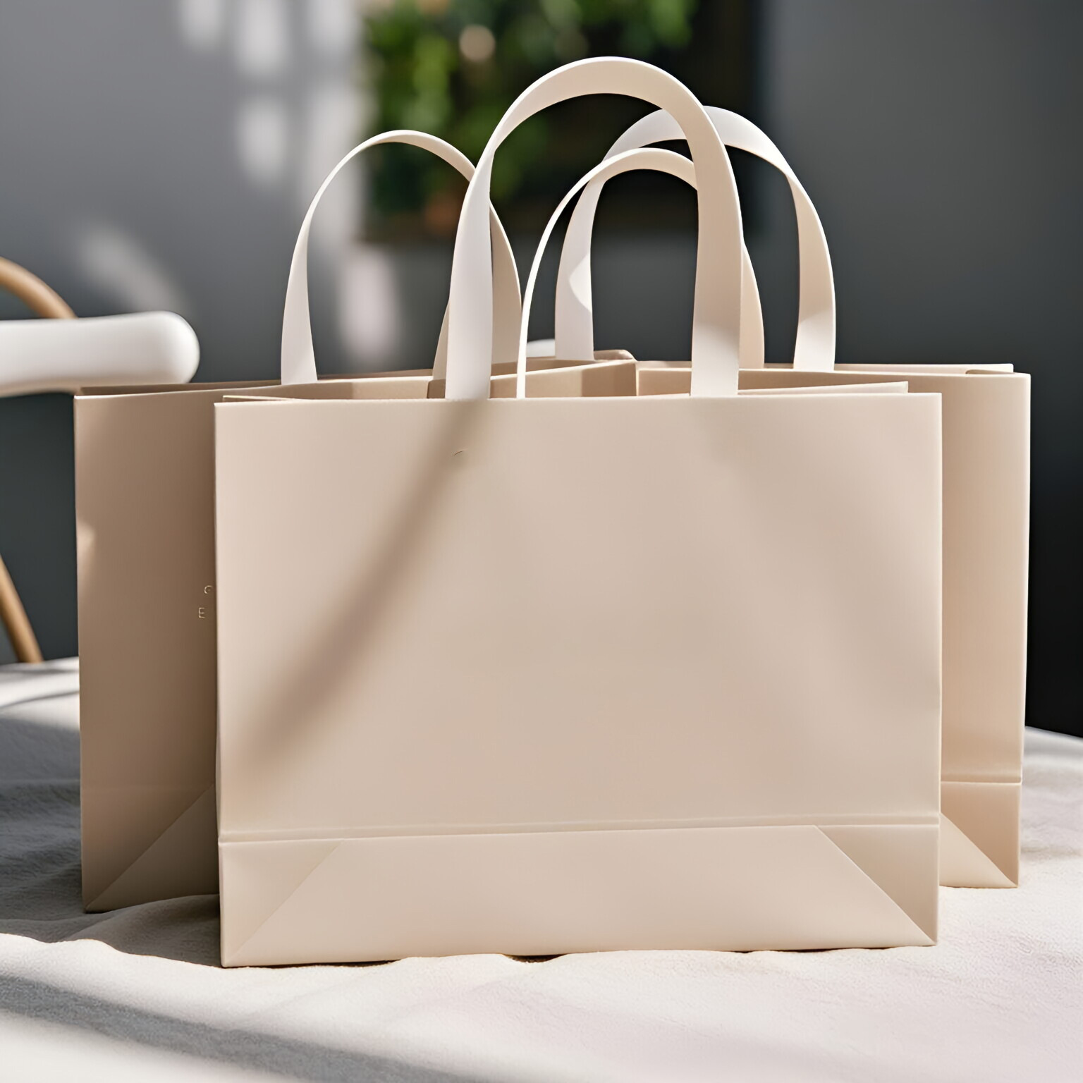 高级感手提袋包装袋手提小礼品袋子加宽提手母婴用品袋