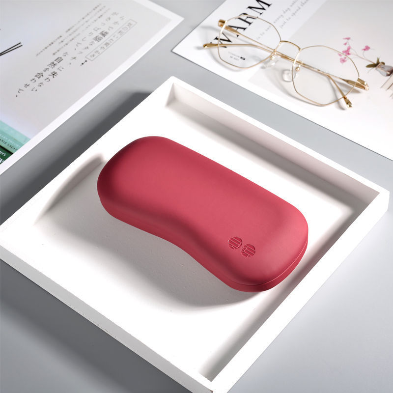 Caja de gafas simple para hombres y mujeres estilo retrógrado estilo portátil anti-presión viaje miopía gafas caja de cáscara