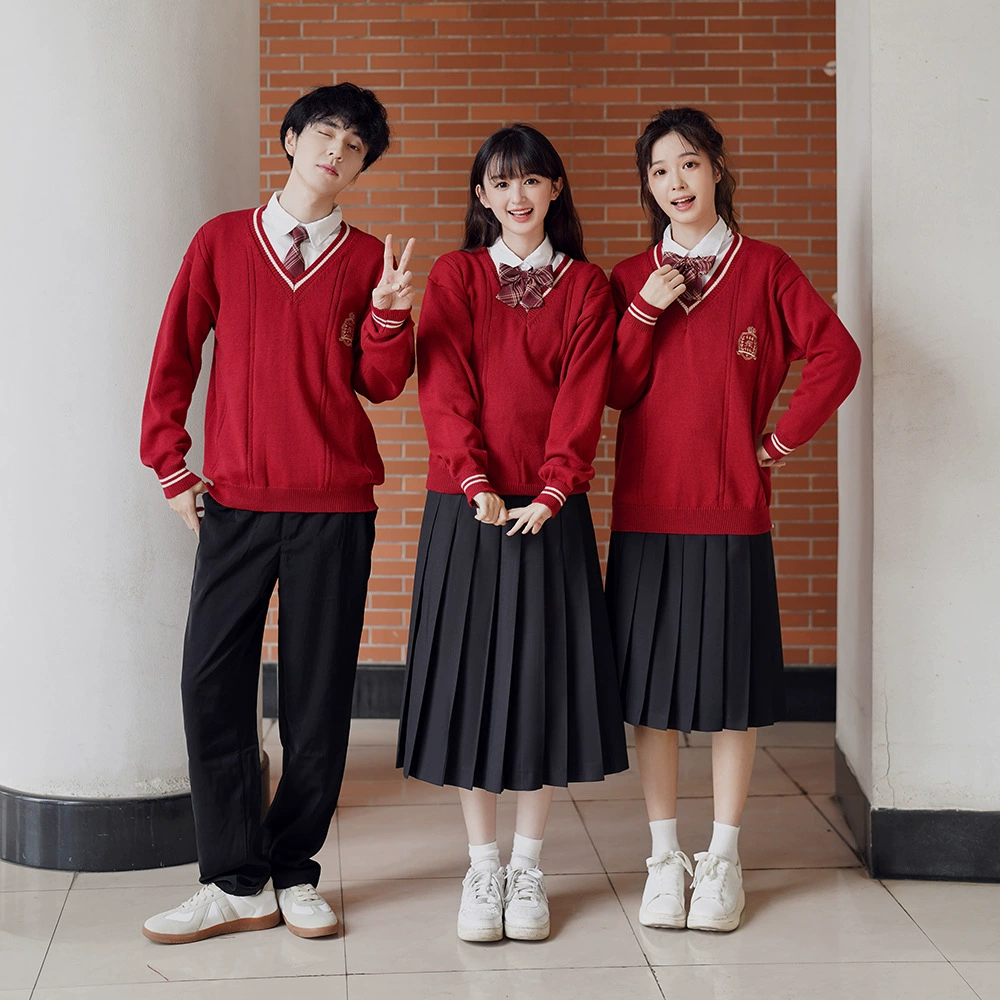 Классовая одежда Осенний школьный свитер