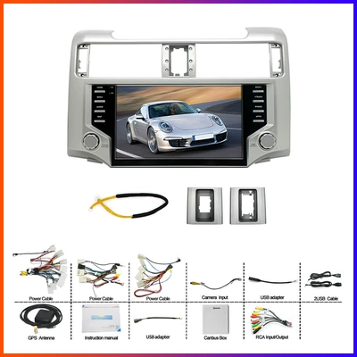 Suitable for 09-13 Toyota Highlander 8inch Android-based smart car navigation system with reverse camera (DVD Navigation) - toyota-10-22-models-of-4runnersuperb