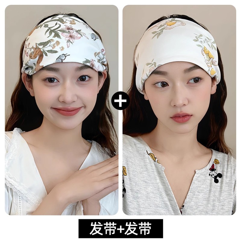 Jingqi 産後帽子夏薄い純綿マタニティ帽子防風額保護産後大きな頭囲産後帽子ターバンヘッドバンド|undefined