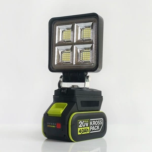 Suitable for WORX lithium battery work lights, outdoor emergency lights, LED repair lights, floodlights