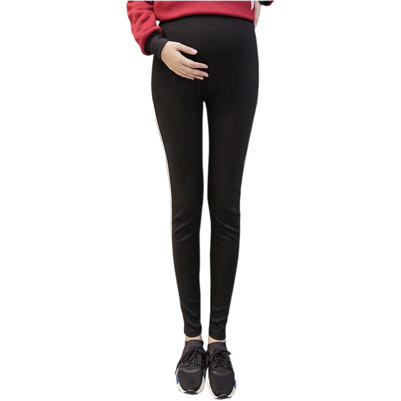 工場直販、リアルショット、2025春秋新作マタニティレギンス、マタニティパンツ、アウター用お腹サポートロングパンツ