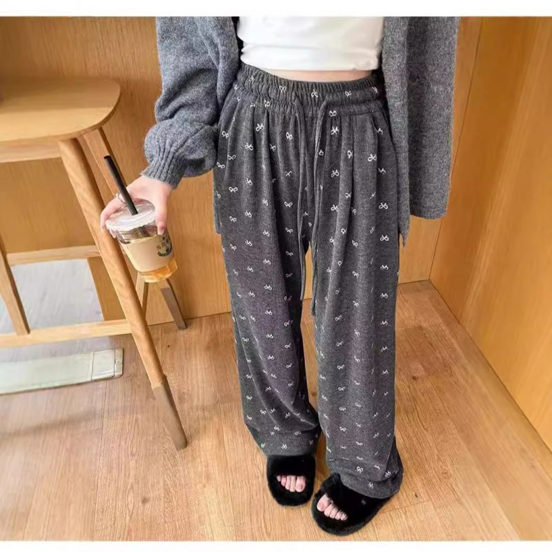 慵懒风糯米裤女2025秋季新款高腰垂感软糯休闲遛弯裤直筒阔腿裤女|undefined