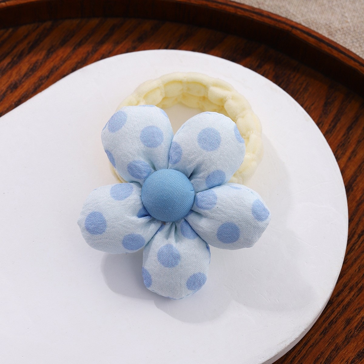 Flores lindas para niños, correa de goma, flores dulces, cuerda de cabeza encantadora, no lastimar el cabello del bebé, correa de goma, pareja de chicas rojas