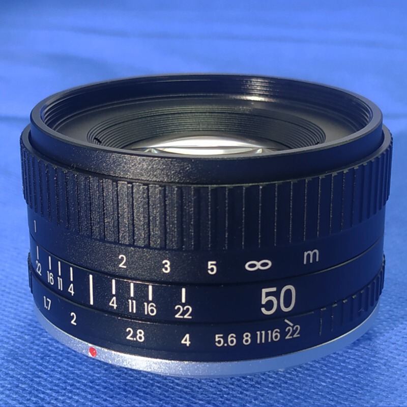 50mm F1.7 Large Aperture Portrait Fixed Focus Lens Mirrorless Slr Manual Lens Full Frame Lens Small Spittoon