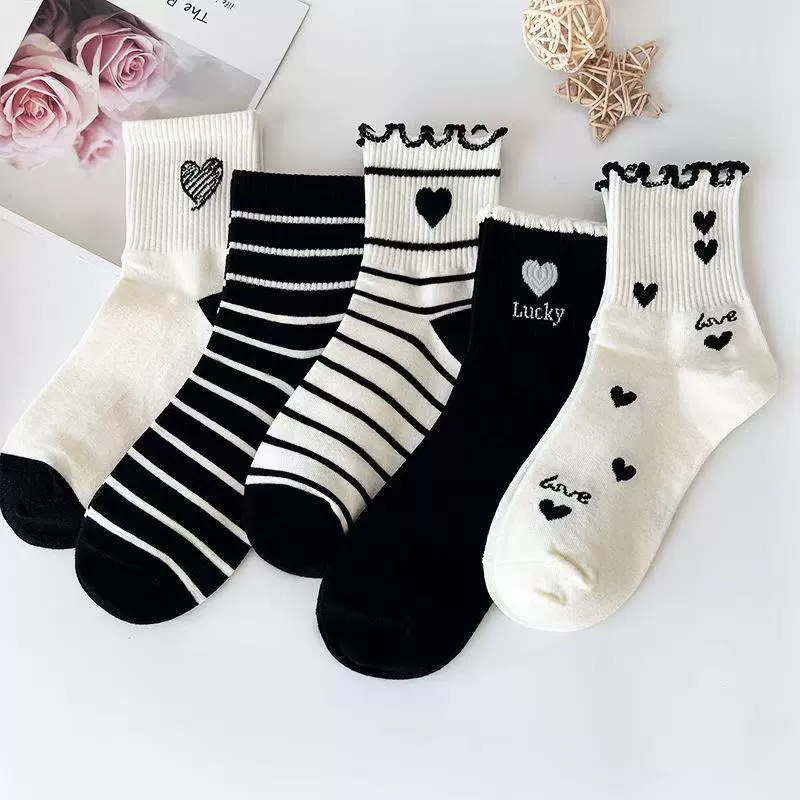 Retro Japanese summer knee socks