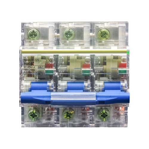 DZ47 plastic case transparent circuit breaker 1/2/3/4P leakage protection switch DZ47 transparent air switch