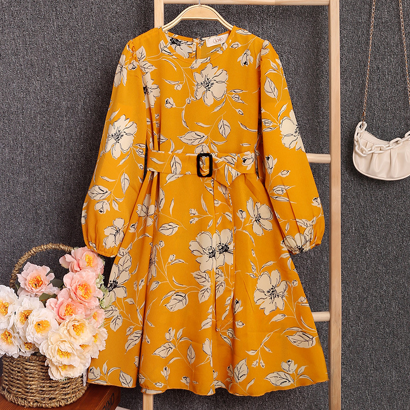 Mädchen Langarm Prinzessinnenkleid Für Herbst Und Frühling_voghion.com