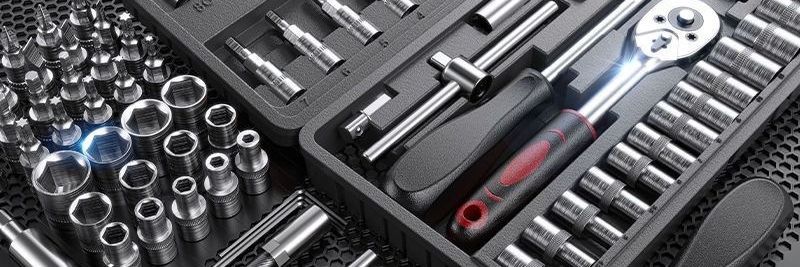 46-piece set of small ratchet wrenches, repair tool set, combination car repair socket, screwdriver, home appliance repair