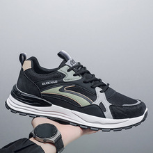 春夏新款国潮精品男鞋学生款跑步运动鞋韩版轻便透气防滑代步鞋子
