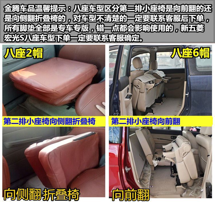 Suitable for New and Old Models of Wuling Hongguang S Floor Mats Hongguang V/S1/S3 Rongguang V Surround 7 Seven-Seater Car Floor Mats
