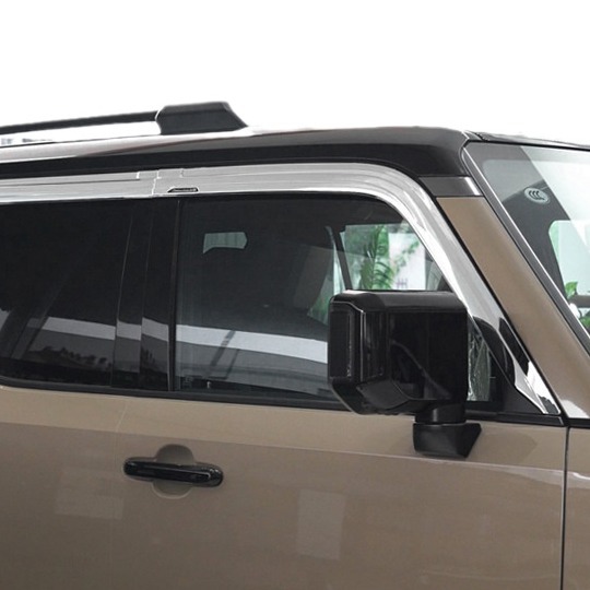 Txinrui adecuado para Lexus gx550 viento y lluvia, ventana, cejas de lluvia, modificación del automóvil, protector de lluvia, productos decorativos