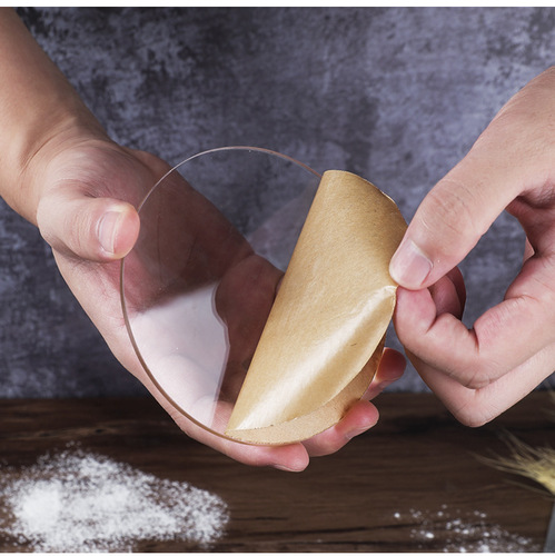 Cake trowel artifact novice cream trowel baking wiping embryo rim 4 inches 6 inches 8 inches transparent acrylic plate