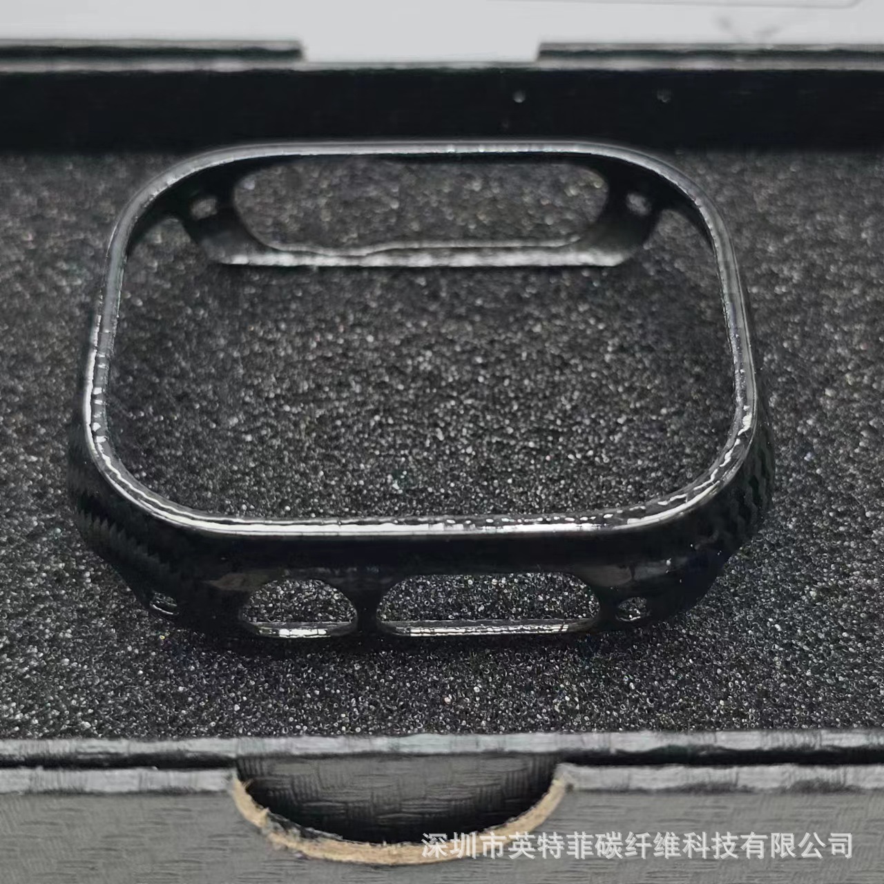 Aplicable a iWatch Apple Series8 reloj caso S7 ultra-Delgado 6 esmerilado S8 fibra de carbono 49 fibra de carbono aramida 45