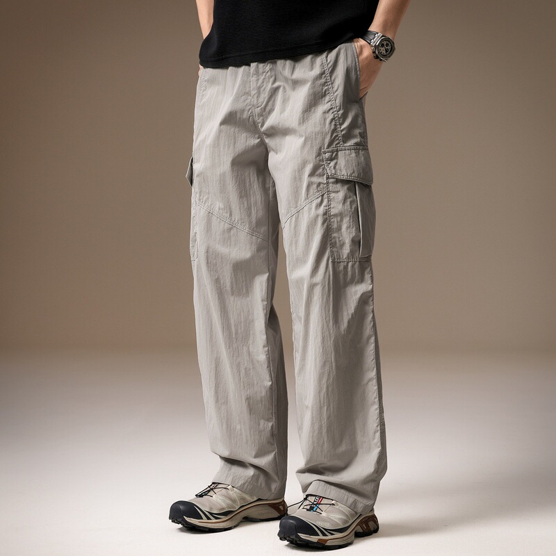 High-End Outdoor Quick-Dry Straight-Leg Casual Pants for Men, New Spring Style Loose Drape Wide-Leg Work Pants for Men High-End Outdoor Quick-Dry Straight-Leg Casual Pants for Men, New Spring Style Loose Drape Wide-Leg Work Pants for Men