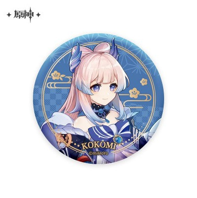 スポット正規品原神テーマ/縦絵シリーズ缶バッジバーピースカラー紙ペンダント人形|undefined