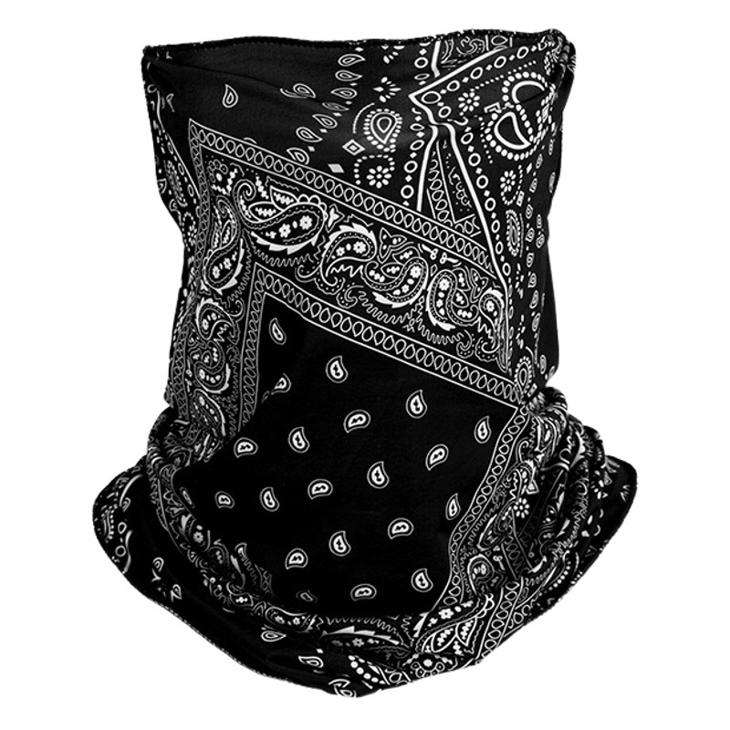 Summer Men's and Women's Sun Protection UV Protection Sunshade Breathable Ear Hanging Mask Neck Protection Neck Protection Ice Silk Riding Outdoor Neckset