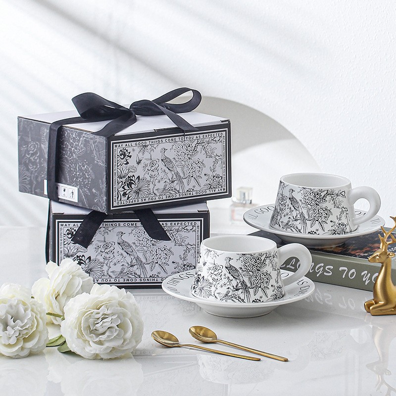 Taza de café de alto valor, taza de regalo de boda