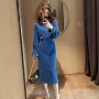 大方喇叭袖得体气质连衣裙