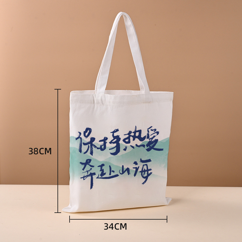 Bolsas de lona personalizadas logotipo supermercado tiendas físicas abiertas publicidad bolsas de lona empresa personalizada bolsa