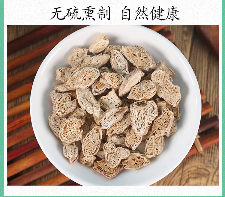 Premium Wild Nan Sha Dried Root Slices 500g for Decoction and Soup in use