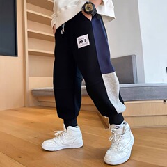 男童春秋运动裤春季新款儿童休闲束脚裤中大童宝宝时尚韩版卫裤潮