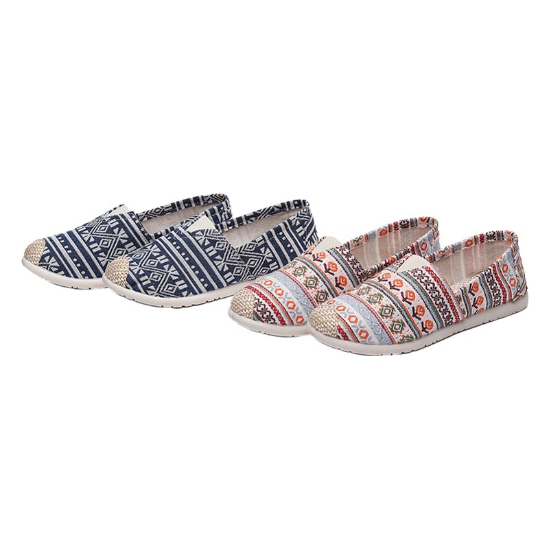 26 Spring and Autumn New Women's Shoes, Old Beijing Cloth Shoes, Mom Shoes, Low-Top Non-Slip Soft-Soled Canvas Shoes, Fisherman Shoes, Wholesale