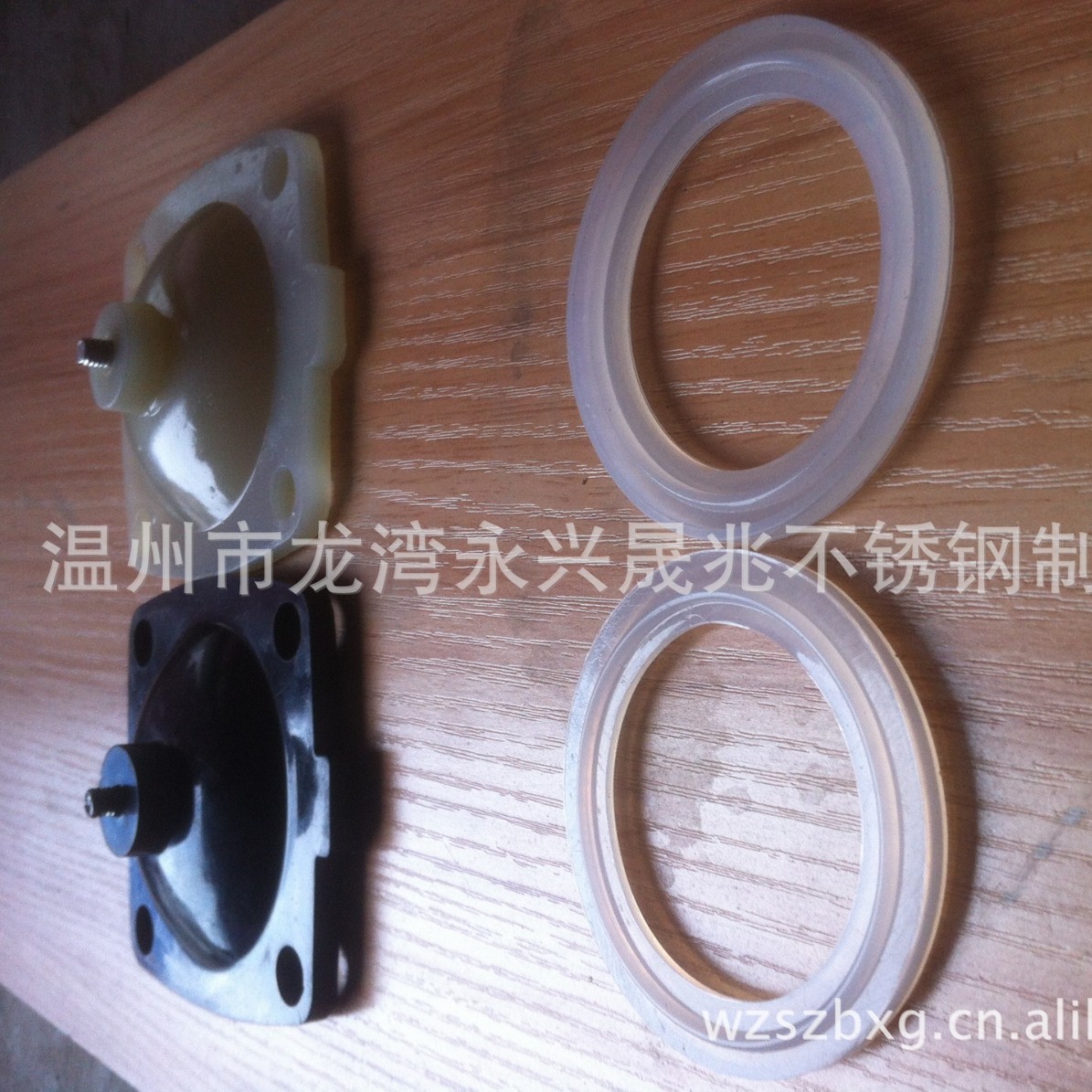 卡箍四氟密封圈 四氟快装卡箍垫片 快装四氟卡箍垫 带帽卡箍垫