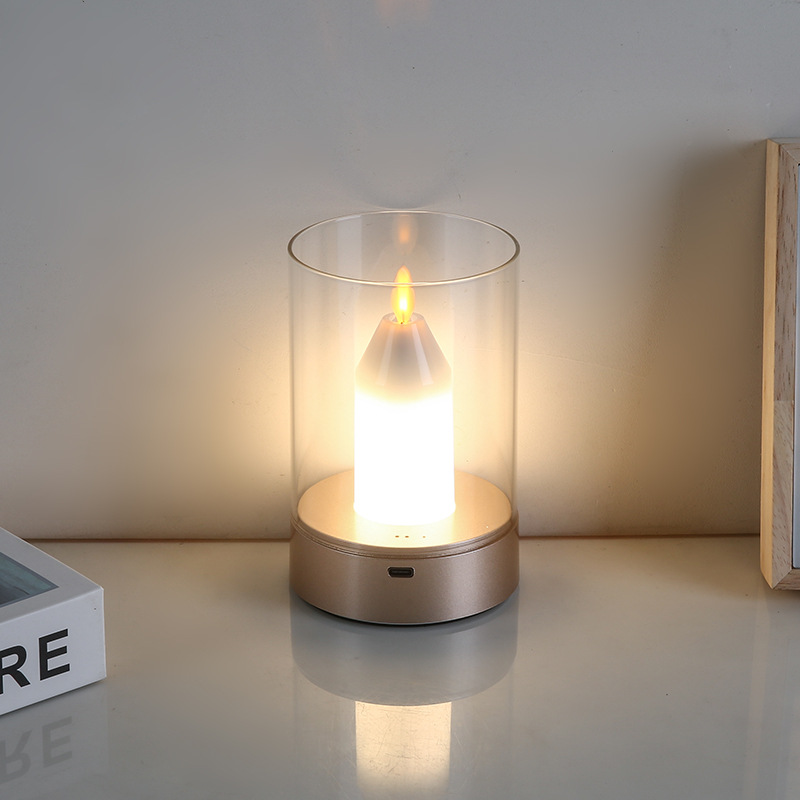 Simulación vela linterna vivo estudio boutique decoración mágica sensor lámpara sala de estar dormitorio comedor romántico emoción lámpara
