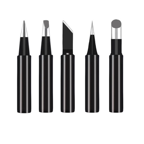900M soldering iron head, lead-free and environmentally friendly, 936 constant temperature soldering station special soldering iron tip, pointed knife type soldering station