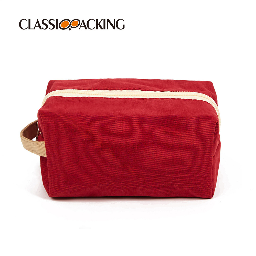 Moderno simple ins estilo bolsa de cosméticos estilo japonés y coreano Morandi color piel cuidado producto bolsa de almacenamiento portátil bolsa de lona