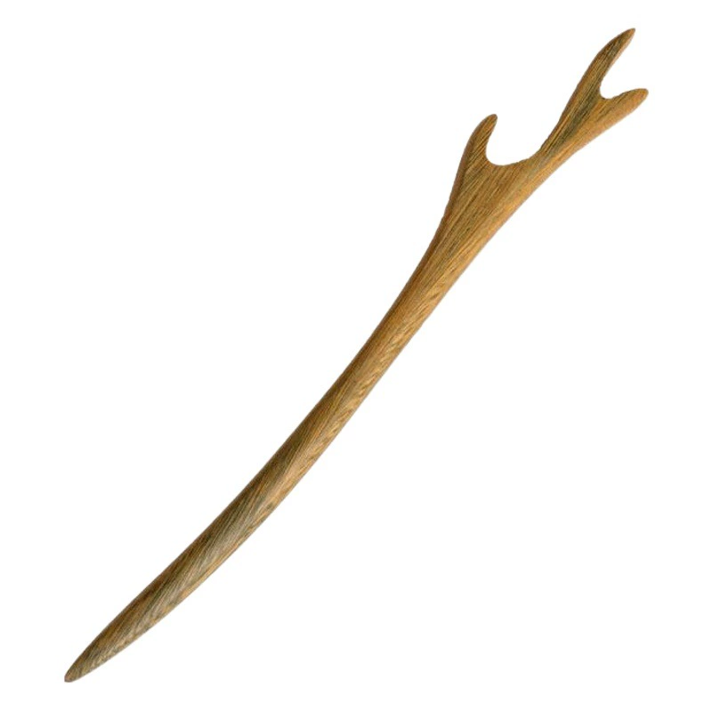 Высококачественная шпилька из зеленого сандалового дерева, антикварные аксессуары для волос, шпилька из черного дерева, головной убор Hanfu, Шпилька для волос, новая шпилька в китайском стиле