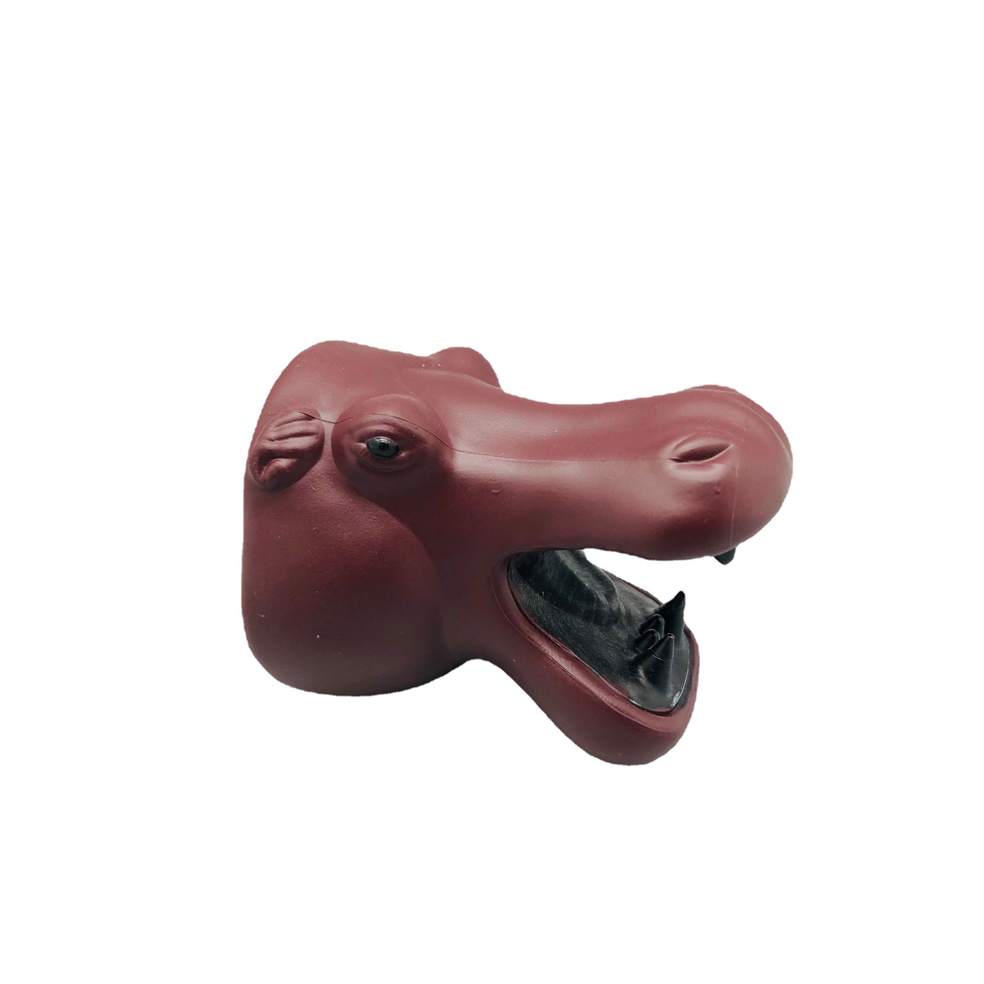 Nueva caja de PVC tarjeta de color de embalaje hipopótamo bestia cabeza Abrebotellas con imán de adsorción etiqueta engomada del refrigerador lindo abrebotellas