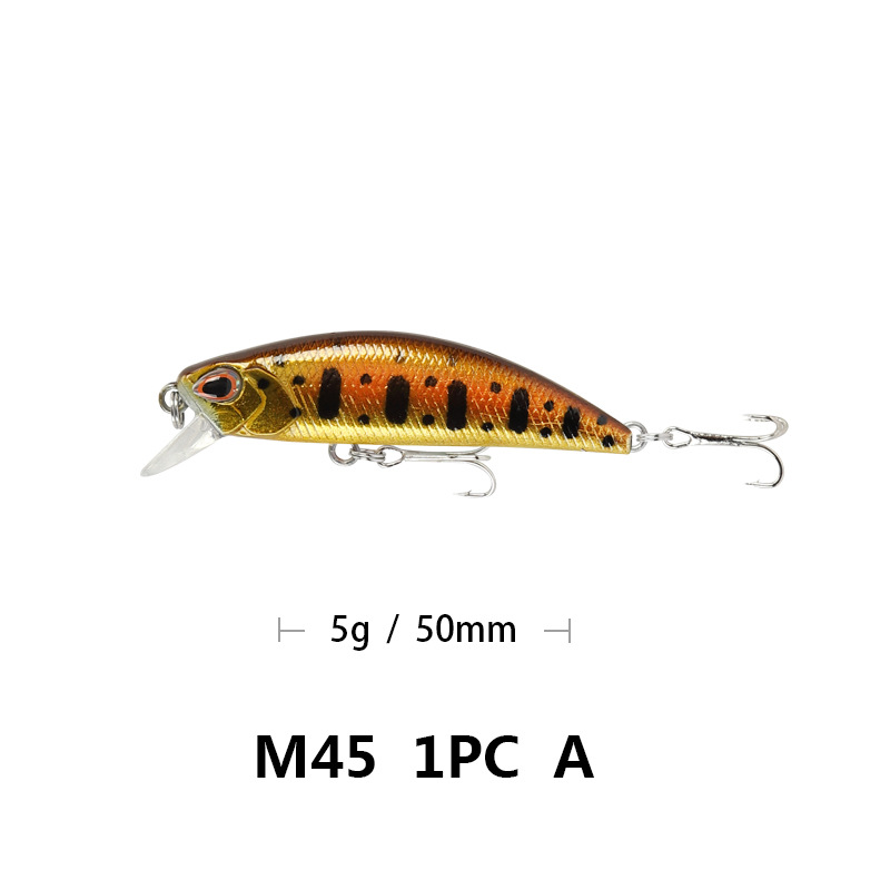 Small Sinking Minnow Lures  Hard Baits Bass Trout Fresh Water Fishing Lure