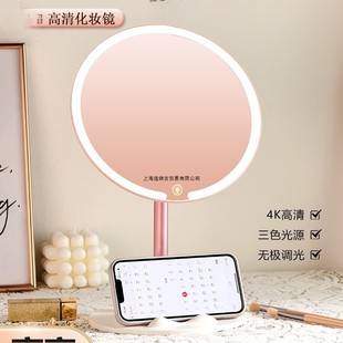 Student Home Fill-In Mirror Dressing Light-Up 2025 New D Mirror Makeup Mirror Desktop Desktop with Light