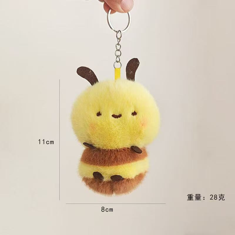 卡通可爱花篮蜜蜂挂件公仔玩偶毛绒挂件娃娃儿童节日礼物玩具批发|undefined