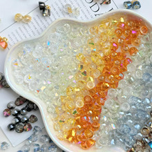 8*7mm小铃铛水晶珠子手串DIY服饰配件超闪手机链项链玻璃材料直孔