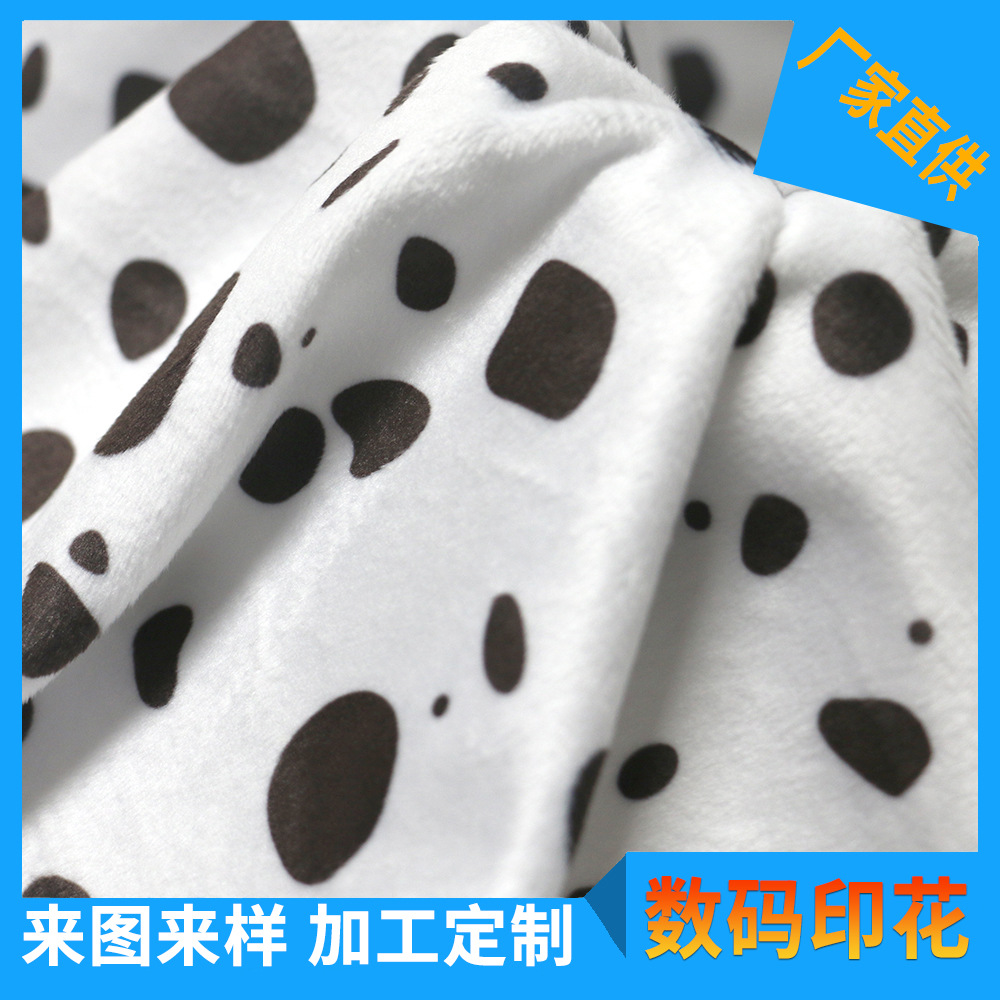 供应数码印花热转移印花全涤扎染布印刷服装里料印花厂家