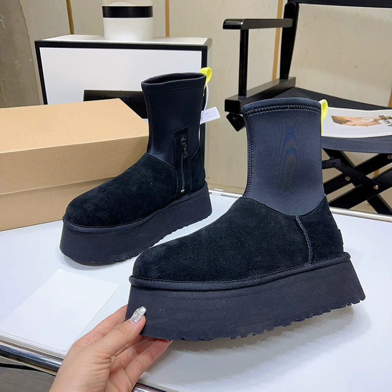 Winter high elastic high boots platform, for import