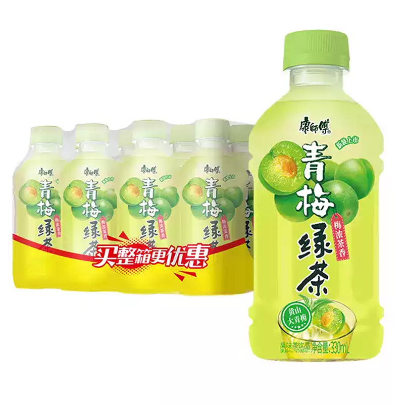 Master kong green plum green tea 330ml*6 bottles