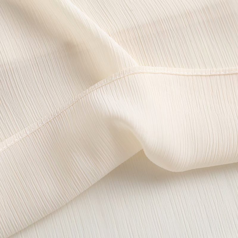 fashion long-sleeved bowknot chiffon shirt  NSAM39844