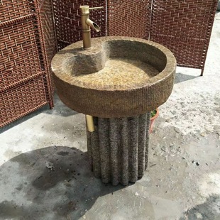 Old Stone Sink, Stone Fish Tank, Flower Pot, Wash Basin, Old Stone Courtyard, Retro Mop Pool Ornaments