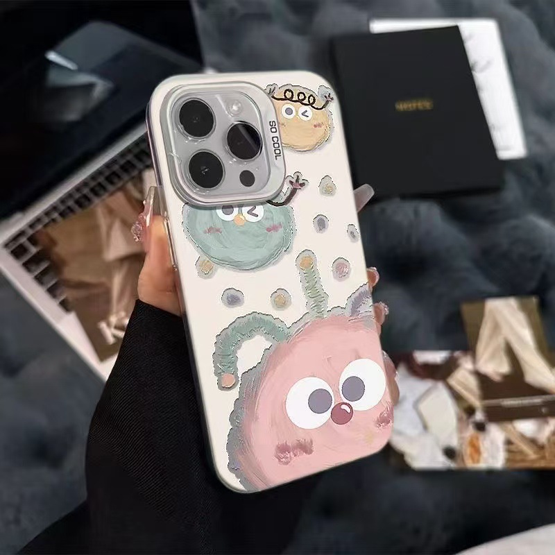 Nuevo lindo y aplicable iPhone 16 funda para teléfono móvil Apple 15promax/14 anti-caída 13pro12 de alto valor 11